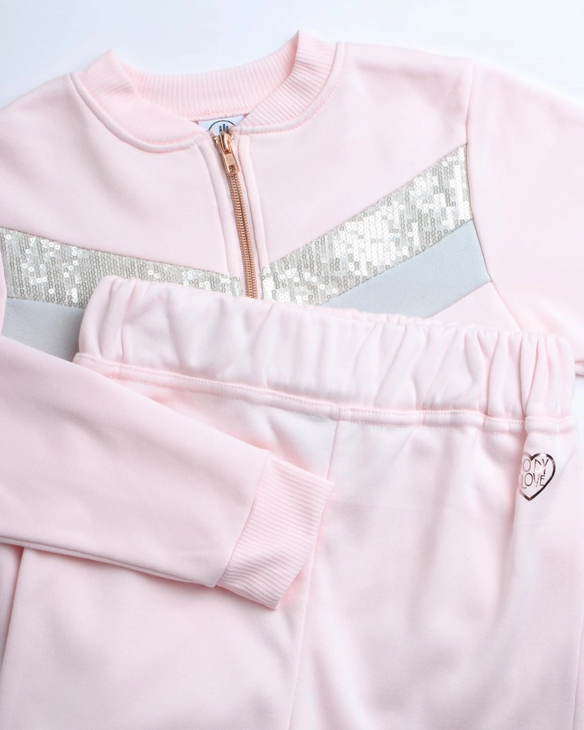 Body Glove Girls' Jogger Set - 2 Piece Fleece Sweatshirt and Sweatpants Sweatsuit (7-12)