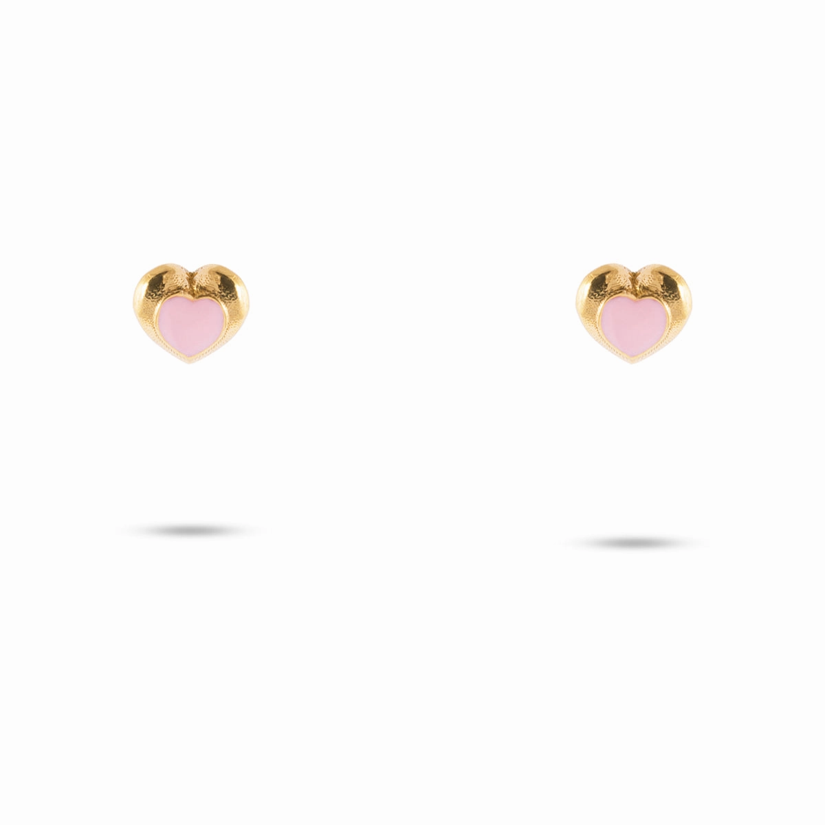 Bold Pink Stud Earrings