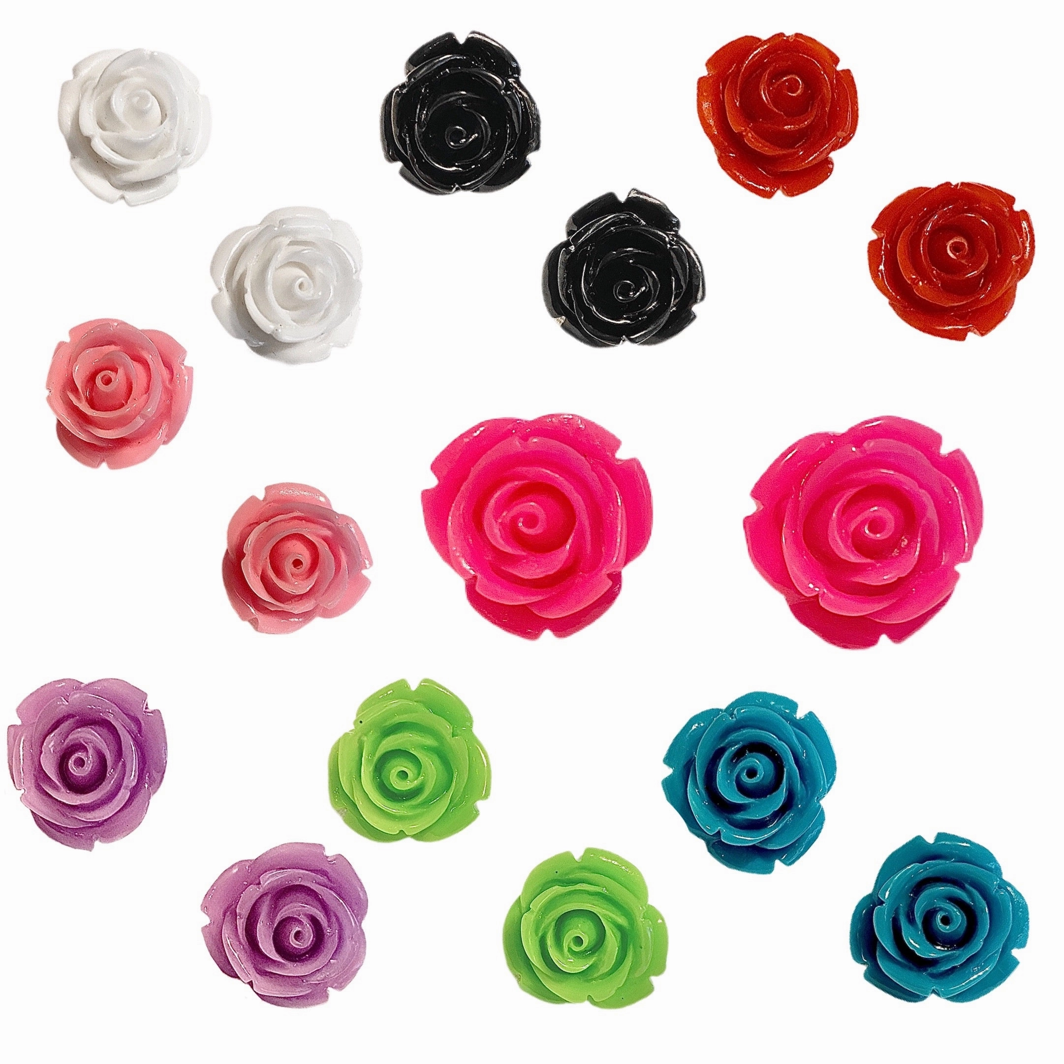 Bold Rose Earrings