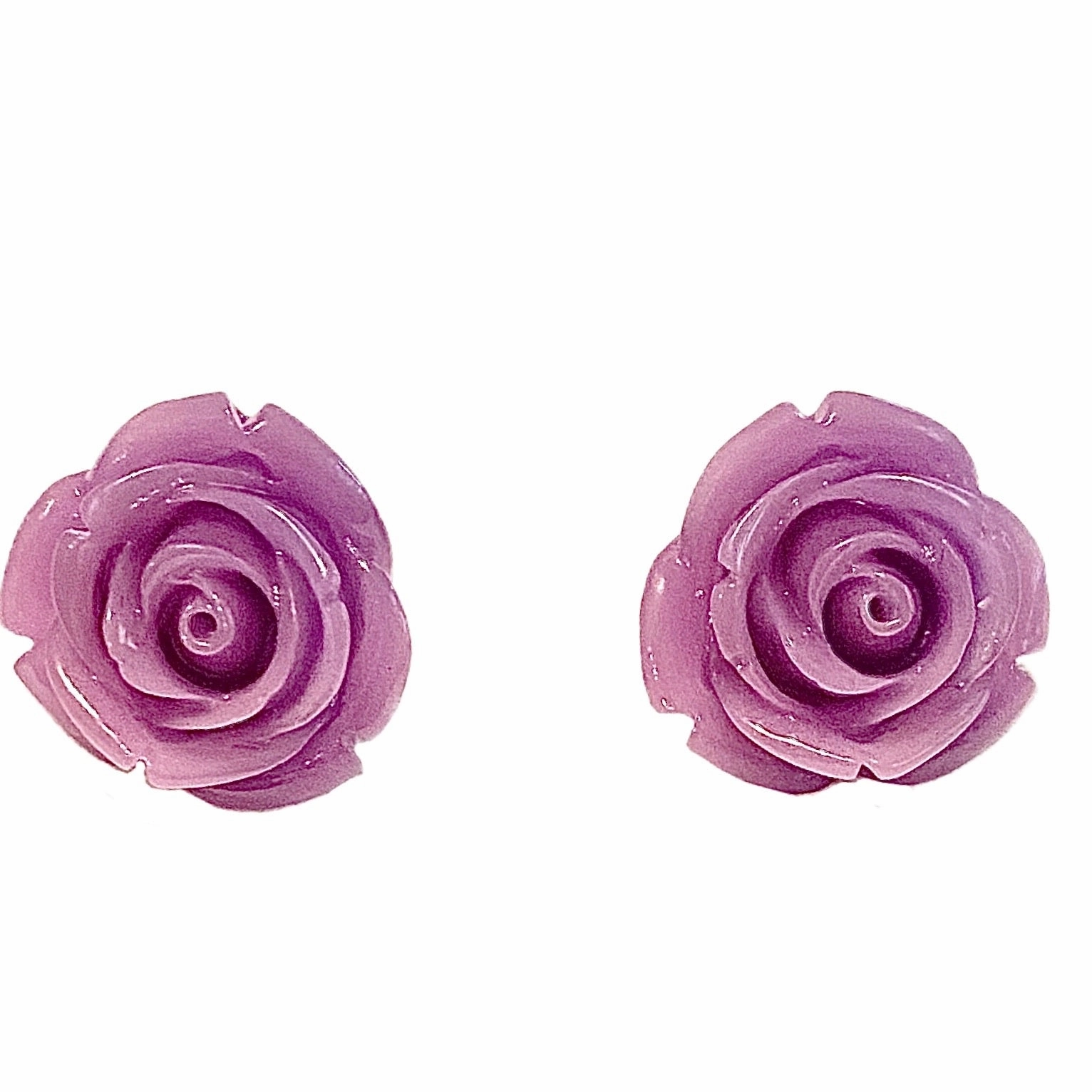 Bold Rose Earrings