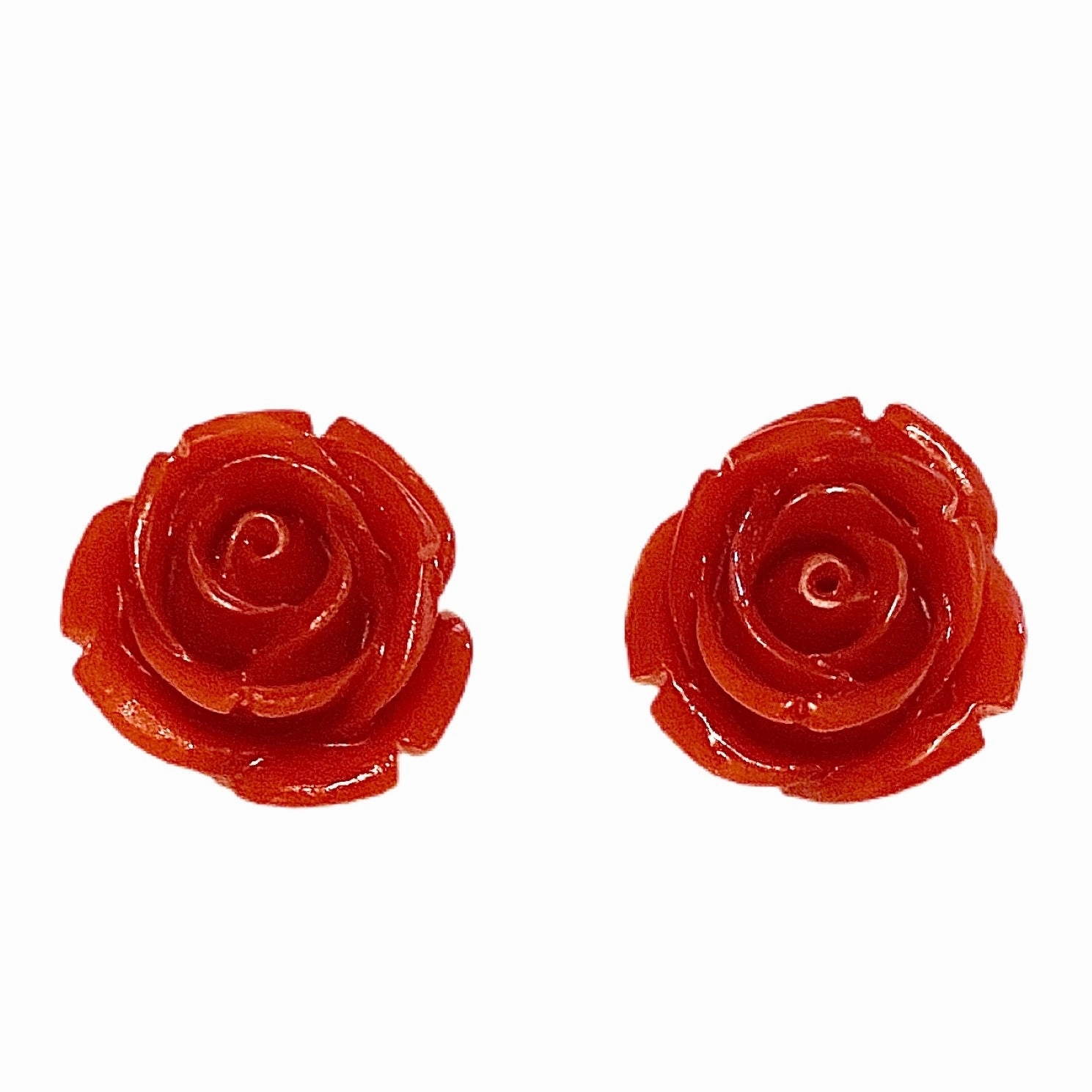 Bold Rose Earrings