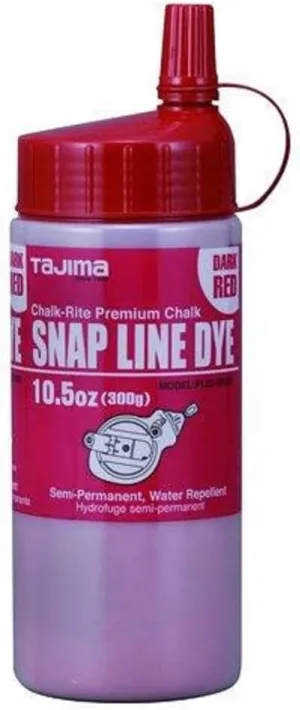 Bon Tool Snap Line Dye Tajima -Red 10.5 Ounce (84-895)