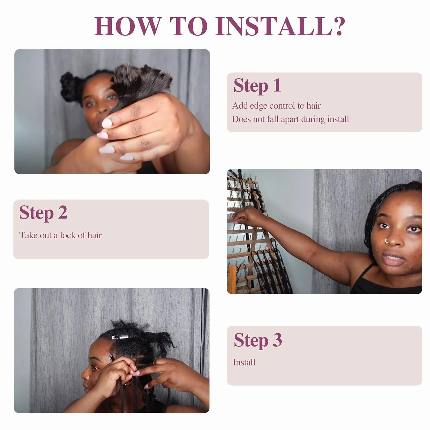 Braiding Hair for Boho Braids 8 Packs Chocolate Brown Deep Wave Crochet Hair for Women Bohemian Wet and Wavy Bulk Hair Extensions Synthetic Micro Braiding Hair(#4,22 Inch)