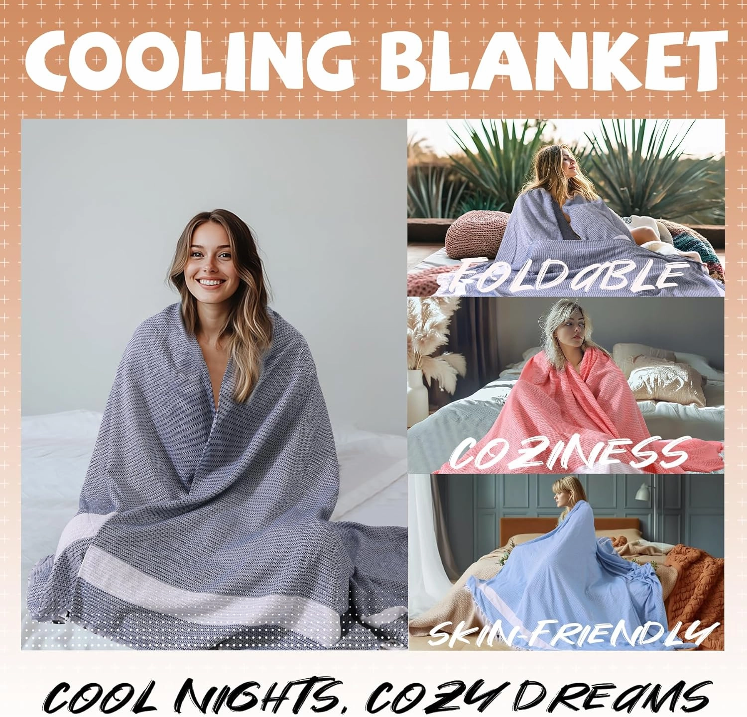 Breathable Bedspread Woven Blanket Cooling Queen Full Size Quilt Thin Comforter Boho Bed Bedroom Thing Girl Aesthetic Preppy Stuff Cute Accessories Girly Room Aesthetic College Student Dorm Decor Pink