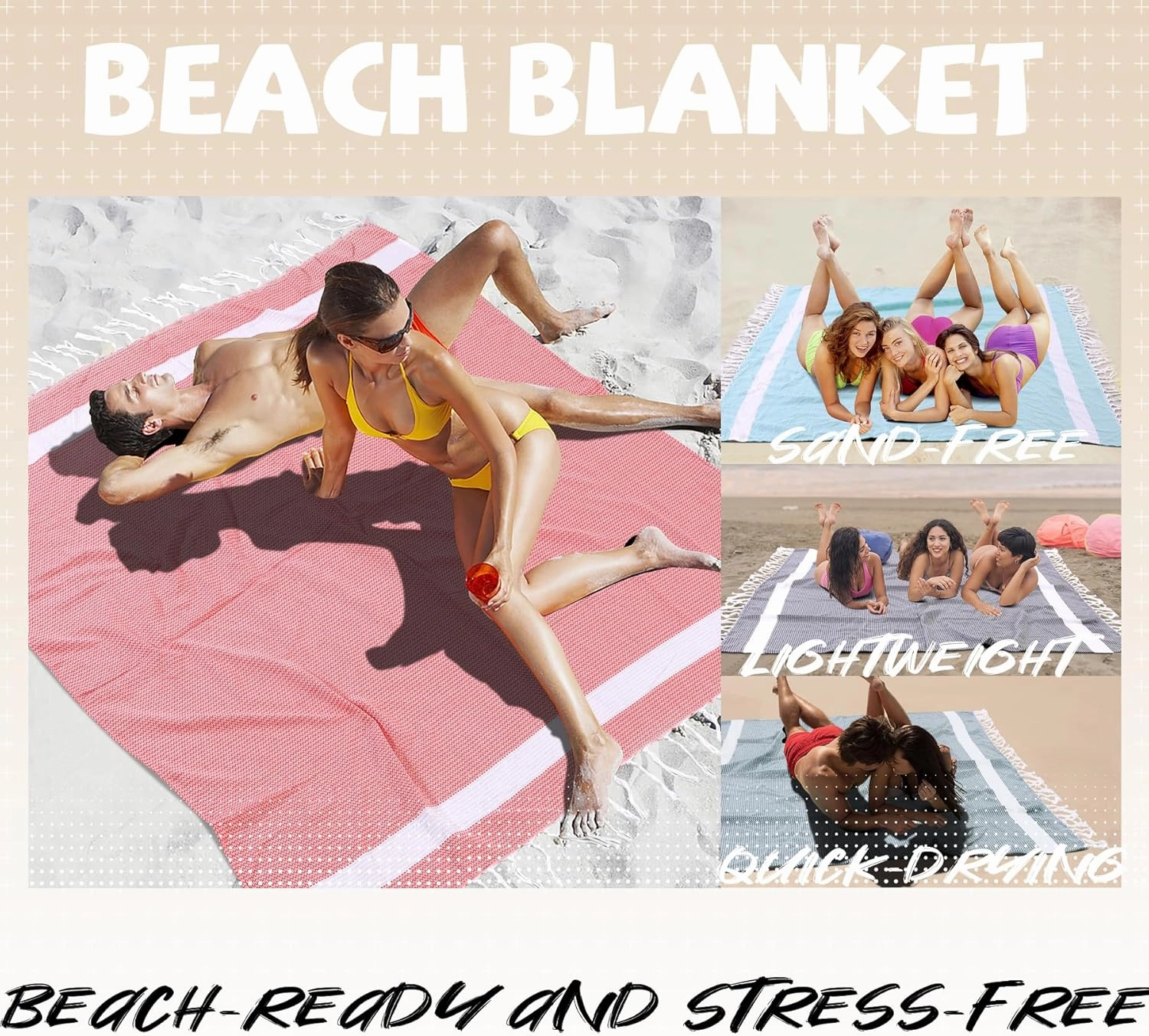 Breathable Bedspread Woven Blanket Cooling Queen Full Size Quilt Thin Comforter Boho Bed Bedroom Thing Girl Aesthetic Preppy Stuff Cute Accessories Girly Room Aesthetic College Student Dorm Decor Pink