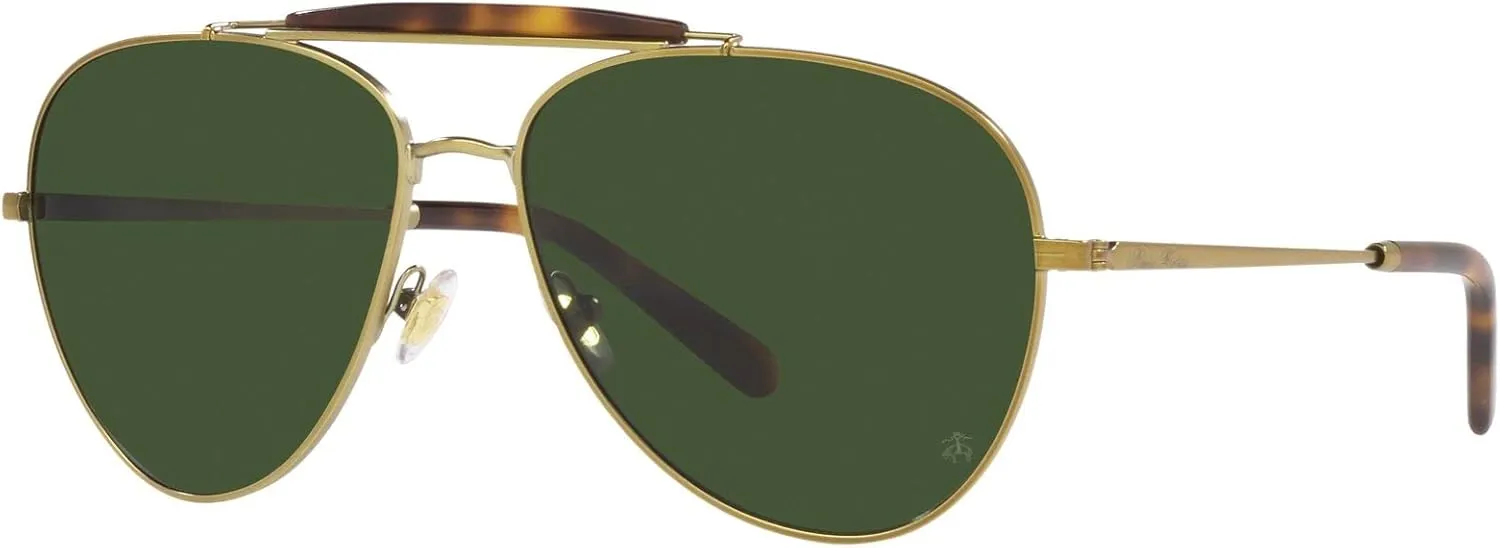Brooks Brothers Mens BB4062 Aviator Sunglasses