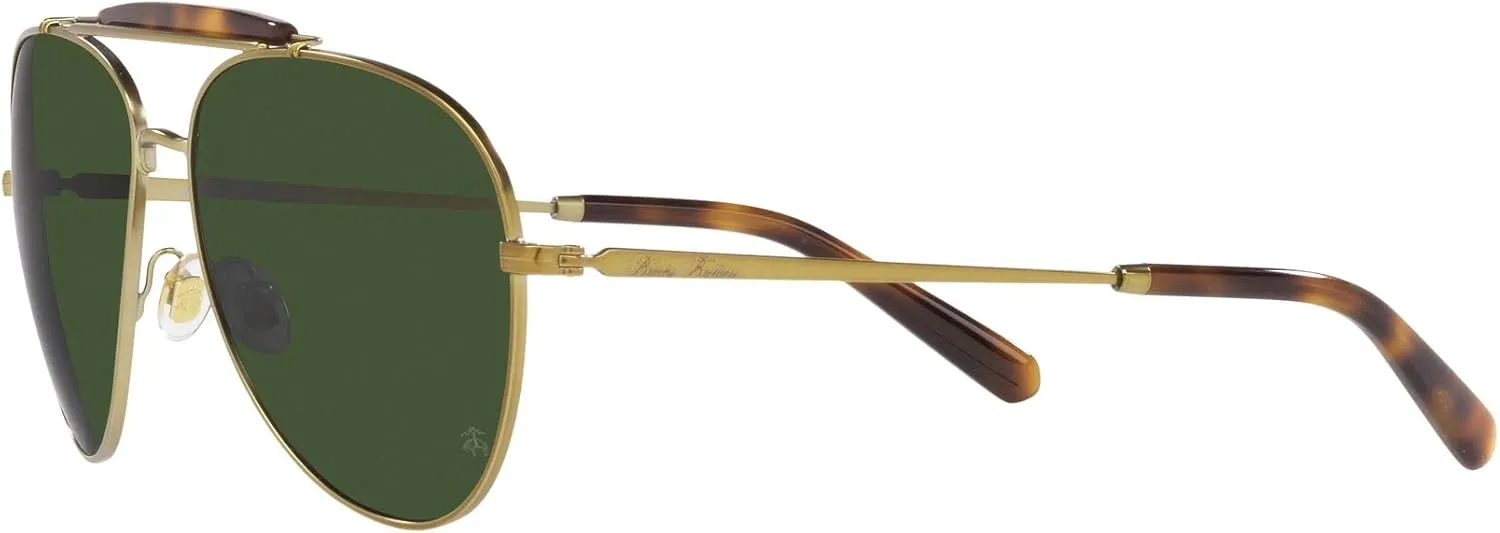 Brooks Brothers Mens BB4062 Aviator Sunglasses