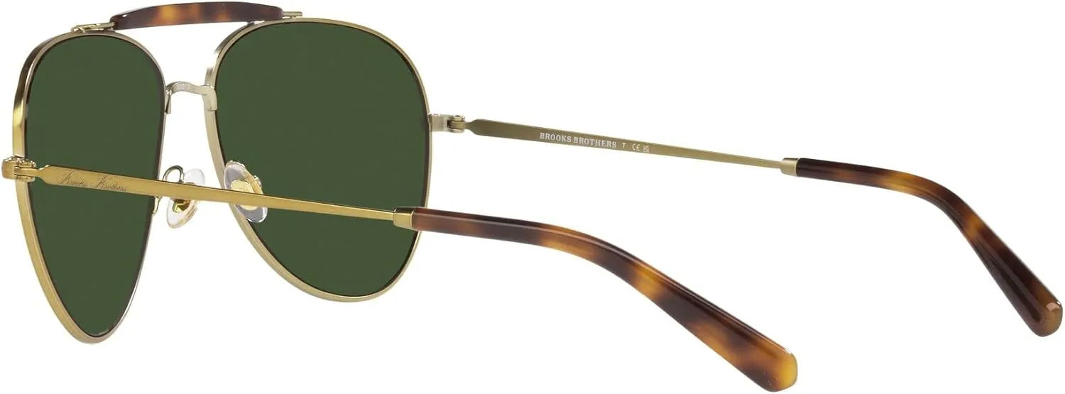 Brooks Brothers Mens BB4062 Aviator Sunglasses