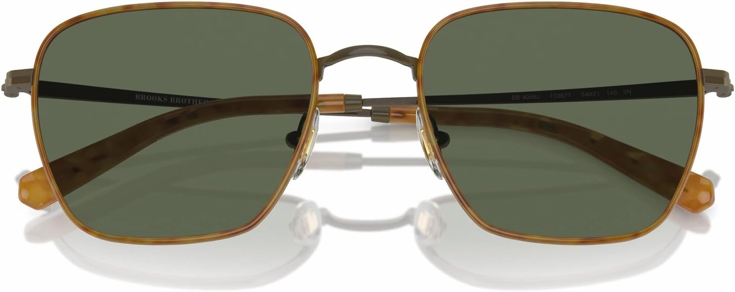 Brooks Brothers Men's Bb4068j Square Sunglasses