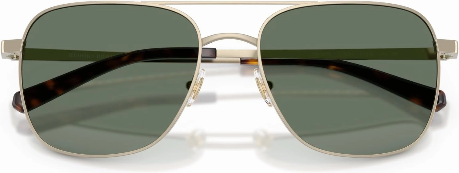Brooks Brothers Men's Bb4070 Aviator Sunglasses