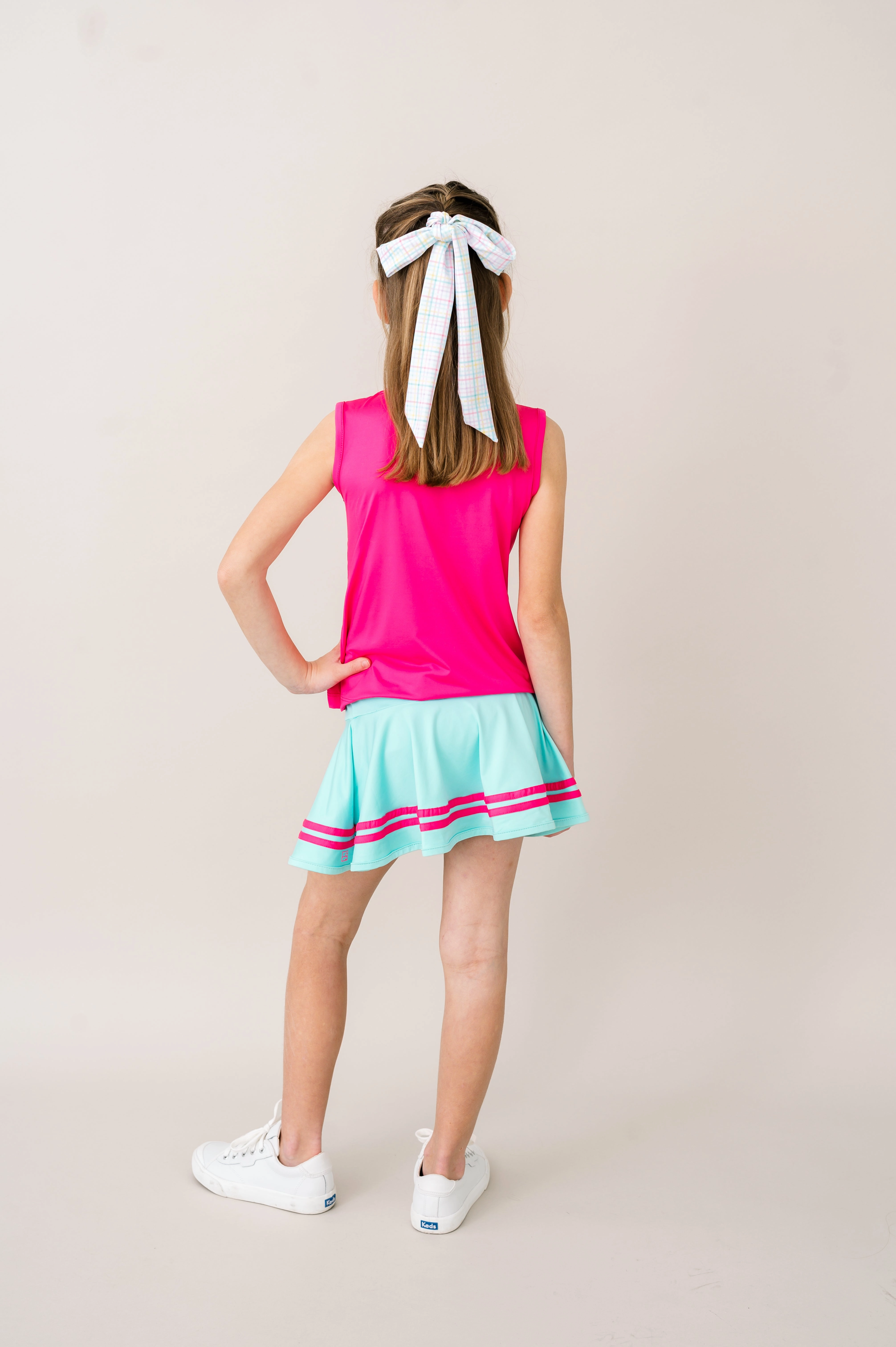 Callie Skort - Totally Turquoise, Power Pink
