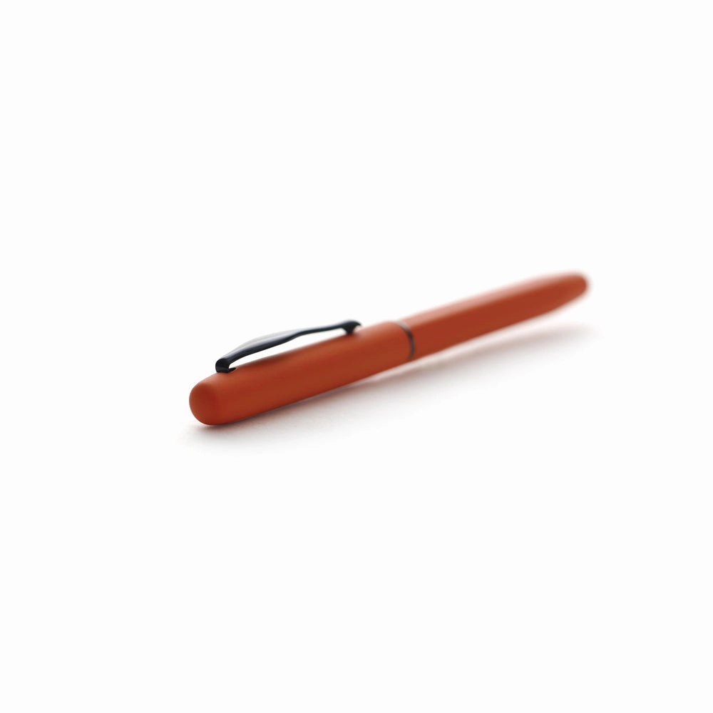Carlton London Orange & Red Matte Magnetic Metal Pen