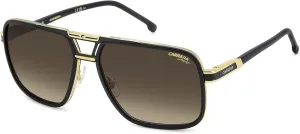 Carrera 1071/S MATTE BLACK GOLD/BROWN GRADIENT 61/16/145 men Sunglasses