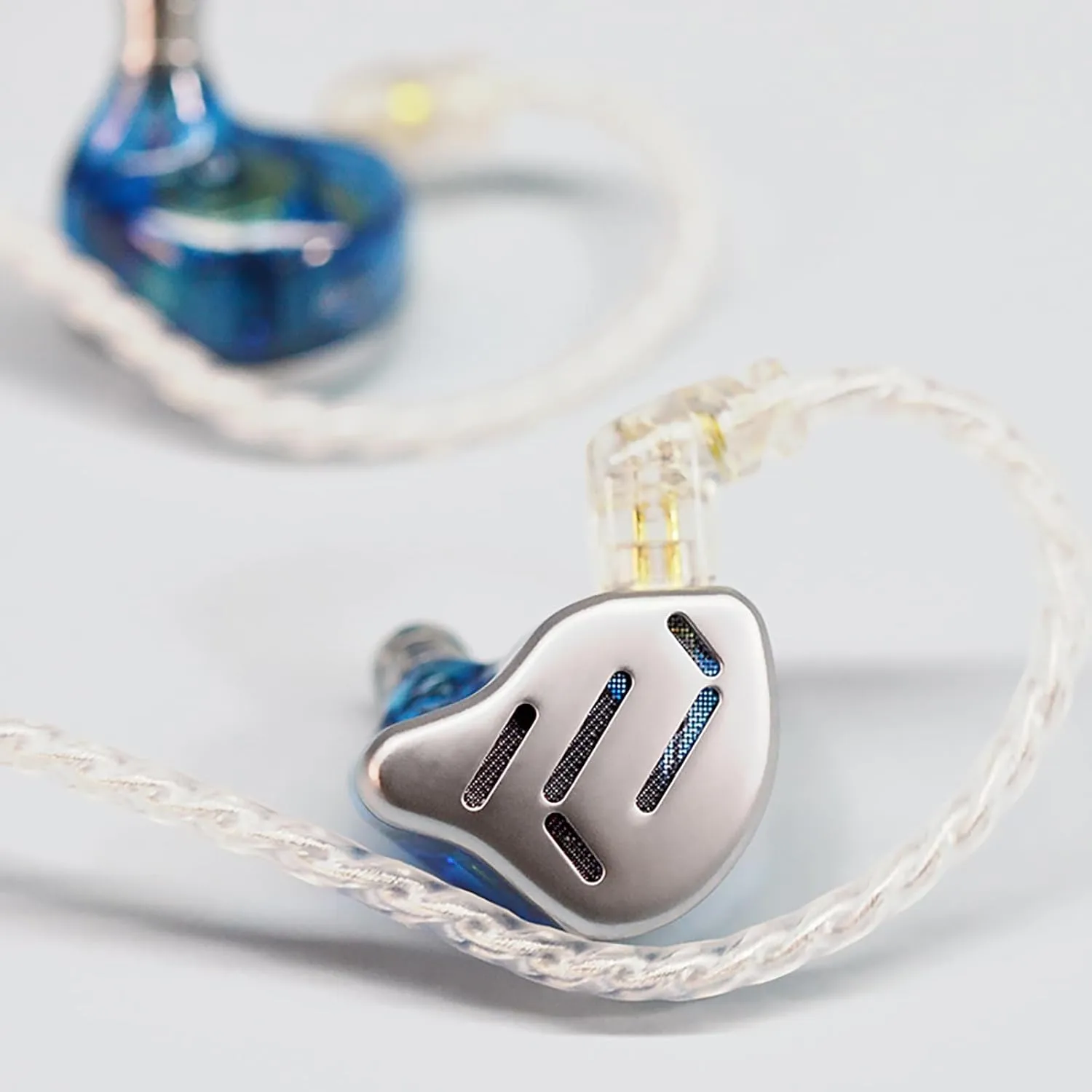 CCA KZ Zax in Ear Monitor Headphones 16 Units 7BA 1DD Hybrid Drivers HiFi IEM Earphones High Clarity Metal Gaming Earbuds with 2 Pin Detachable Cable