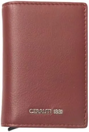 Cerruti 1881 Red Leather Men Men's Wallet