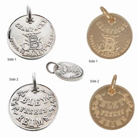 Champagne Coin Pendant Only