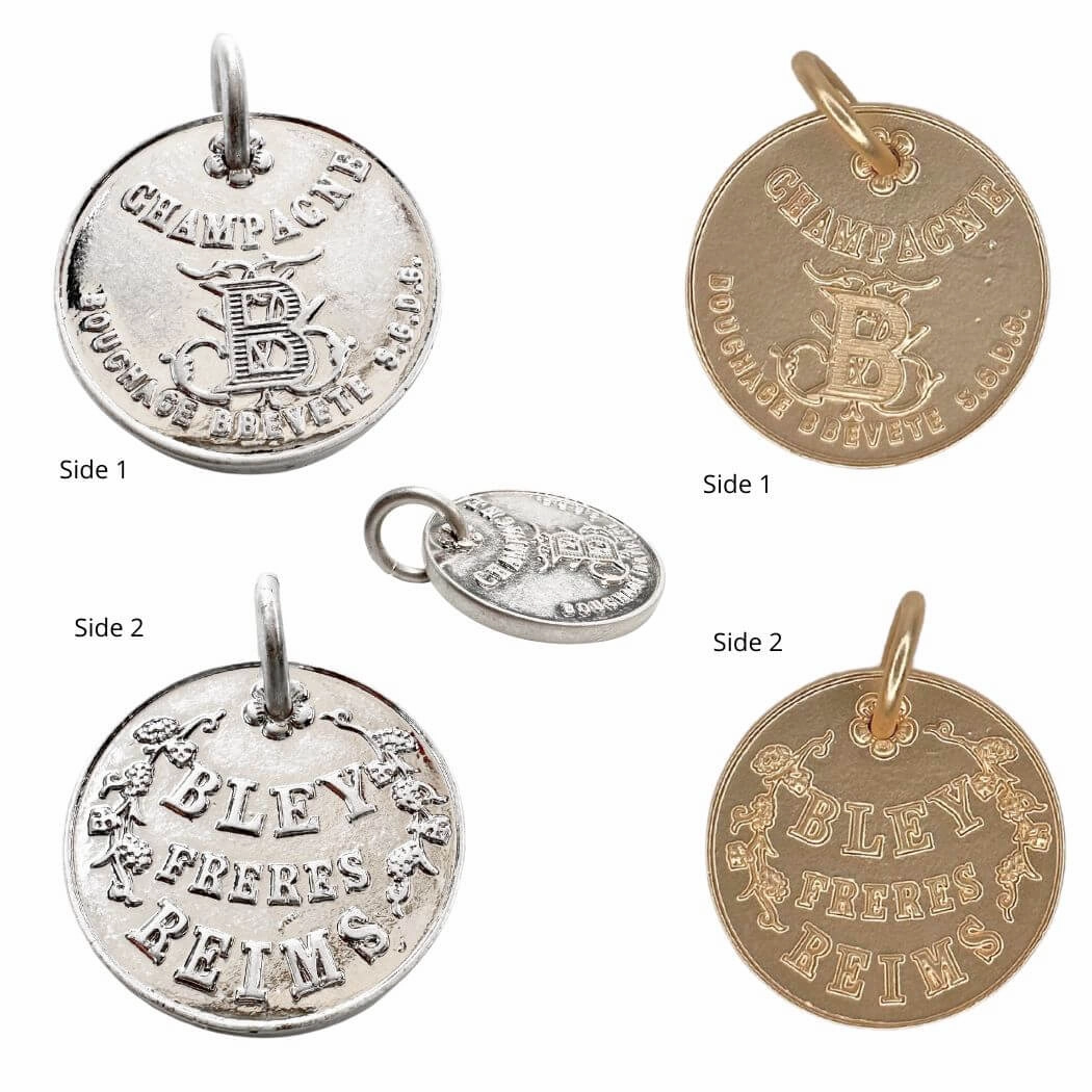 Champagne Coin Pendant Only