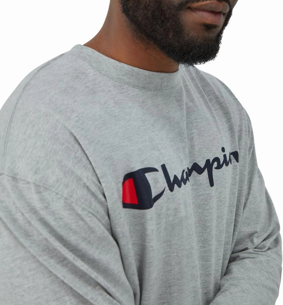 Champion, Classic Long Sleeve, Comfortable, Soft T-Shirt for Men (Reg. Or Big & Tall)