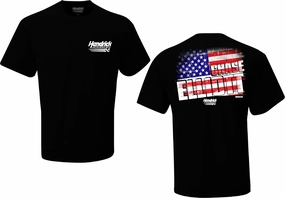 Chase Elliott #9 NASCAR 2024 NAPA Stars and Stripes Patriotic Classic Navy T-Shirt