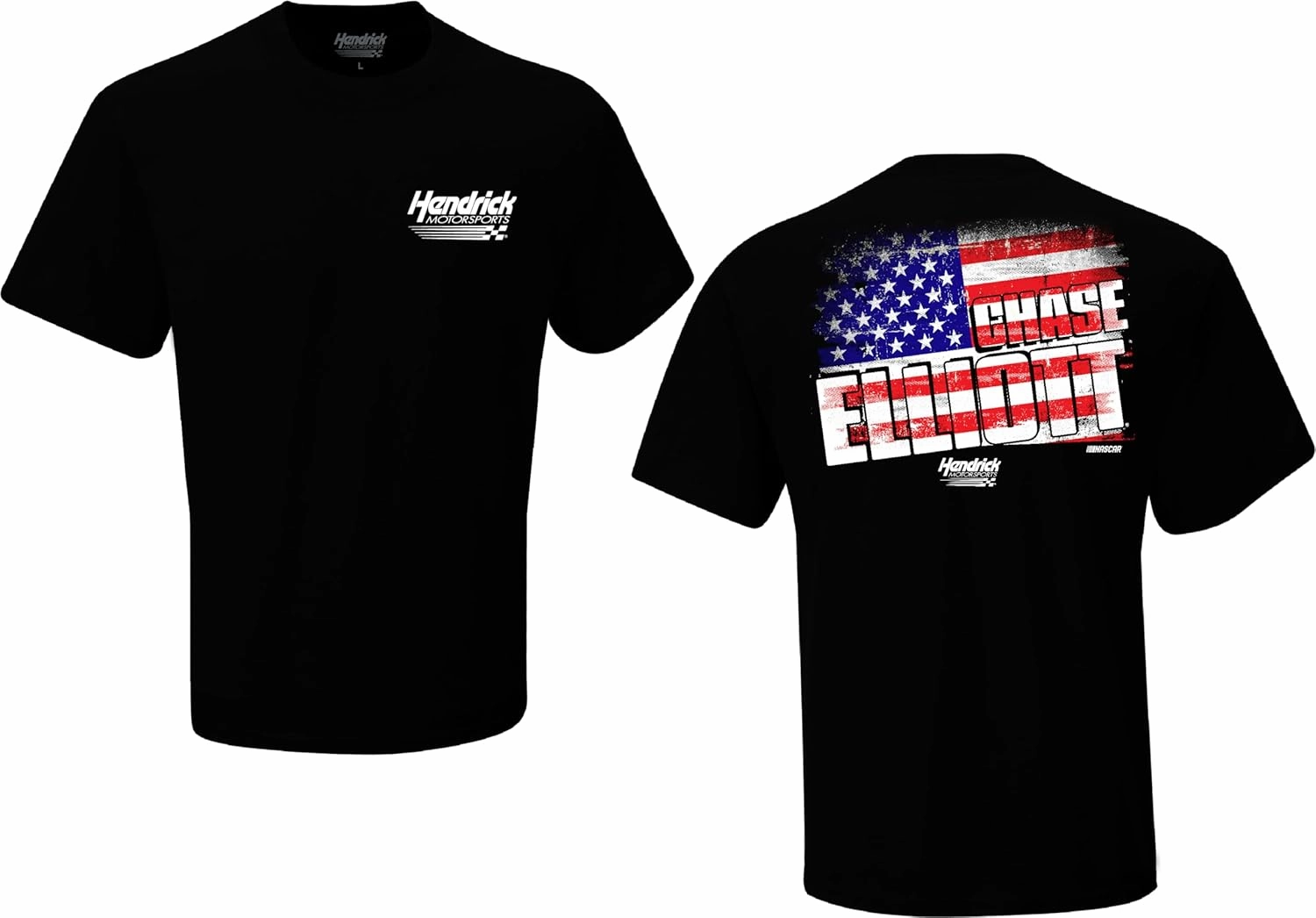 Chase Elliott #9 NASCAR 2024 NAPA Stars and Stripes Patriotic Classic Navy T-Shirt