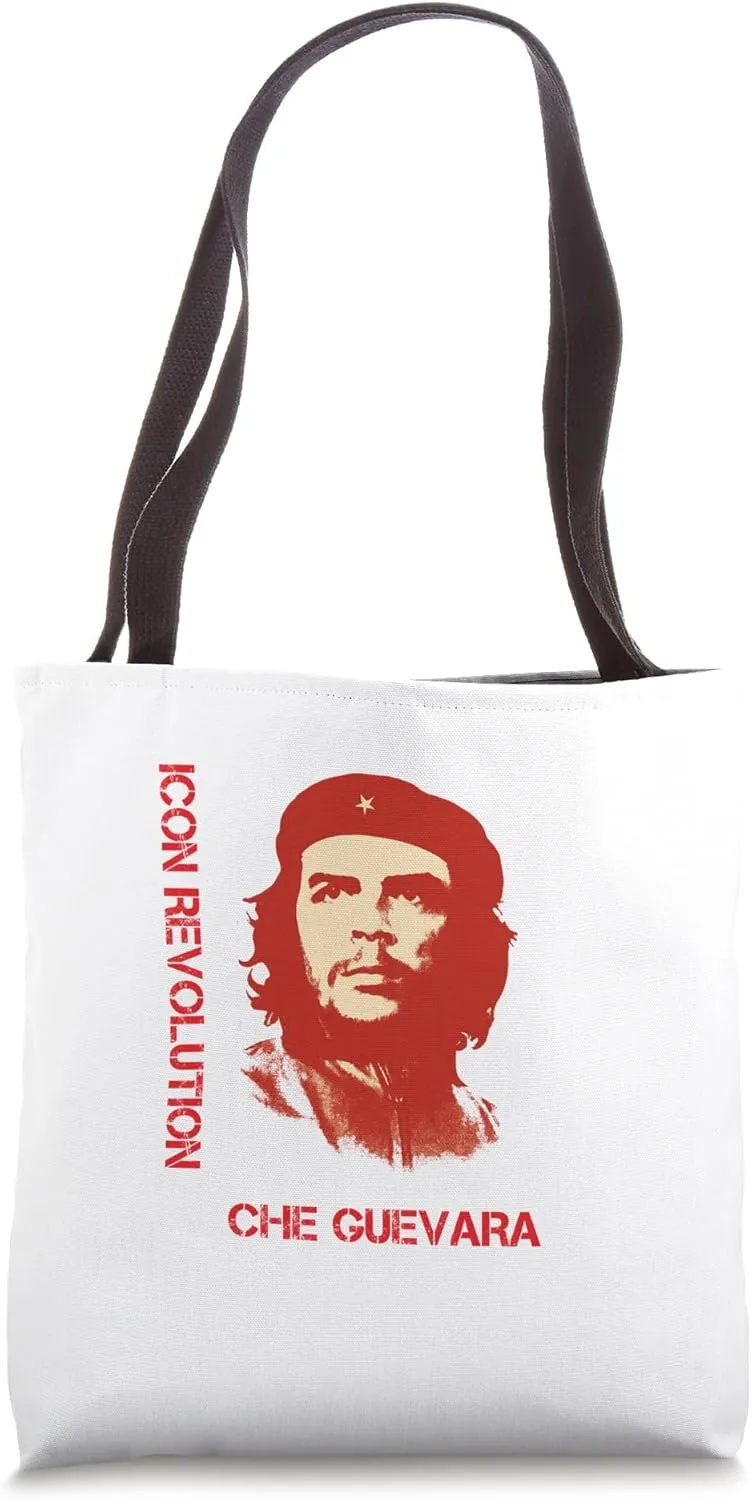 Che Guevara ICON REVOLUTION Cuban Marxist Streetwear Art Tote Bag