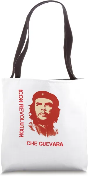 Che Guevara ICON REVOLUTION Cuban Marxist Streetwear Art Tote Bag