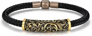 CHOW SANG SANG 999.9 24K Solid Gold Noir Bold Bracelet for Women & Men Size 17cm 95636B Price-by-Weight 22.08g Gold