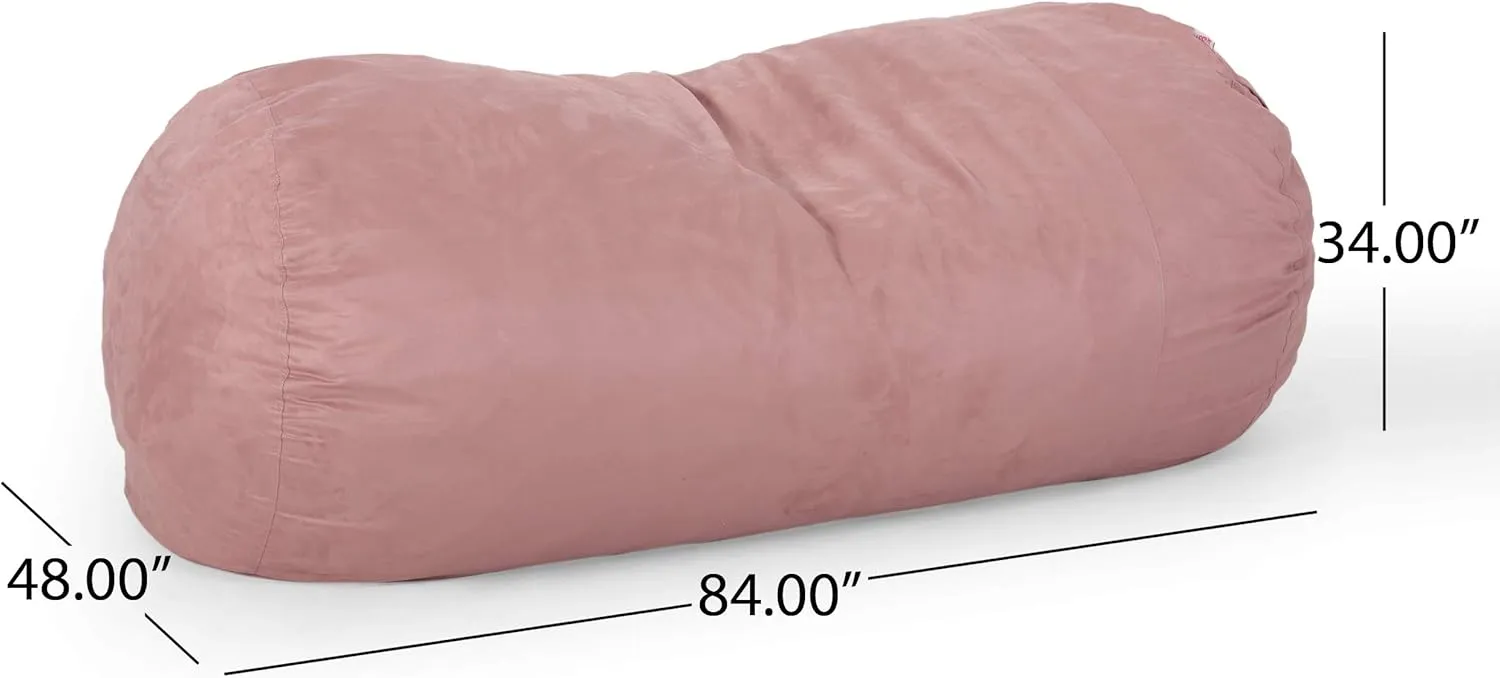 Christopher Knight Home Bean Bag, Rose Petal Pink, 7ft