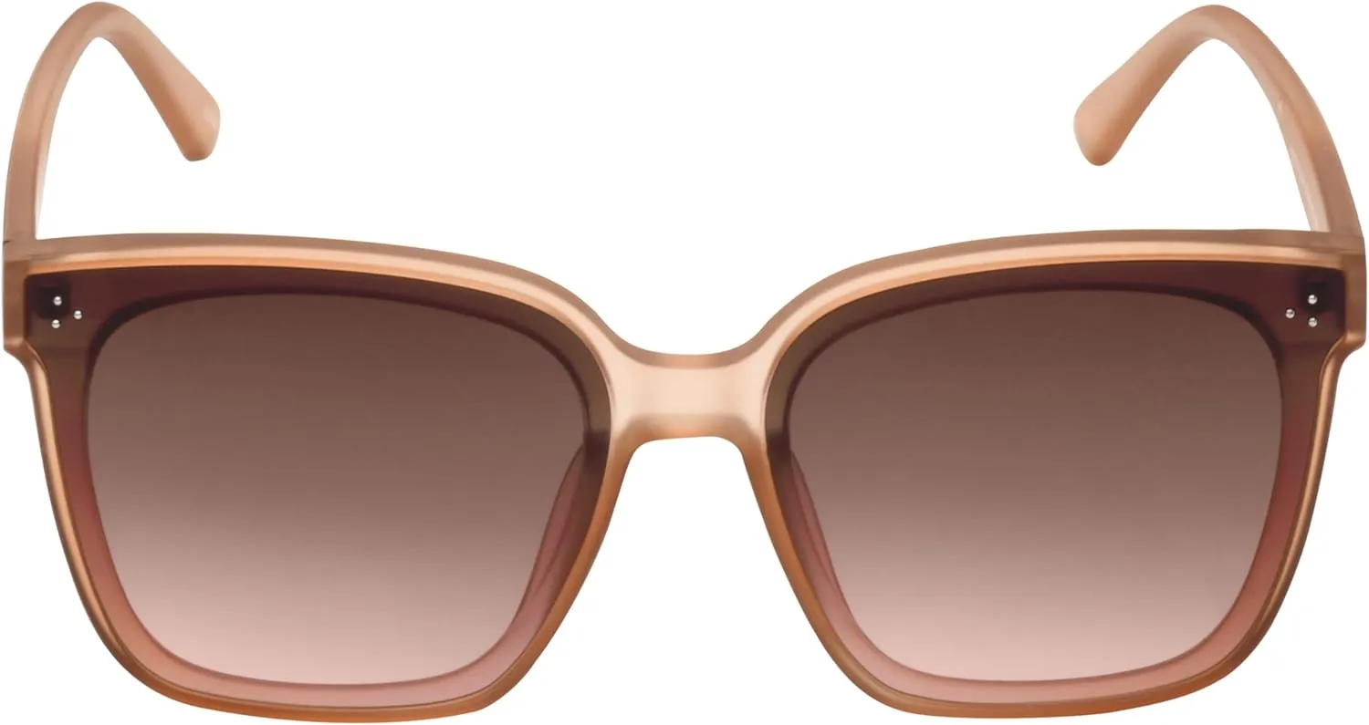 Circus NY by Sam Edelman Womens Cc354 Oversized Pearl Square Sunglasses