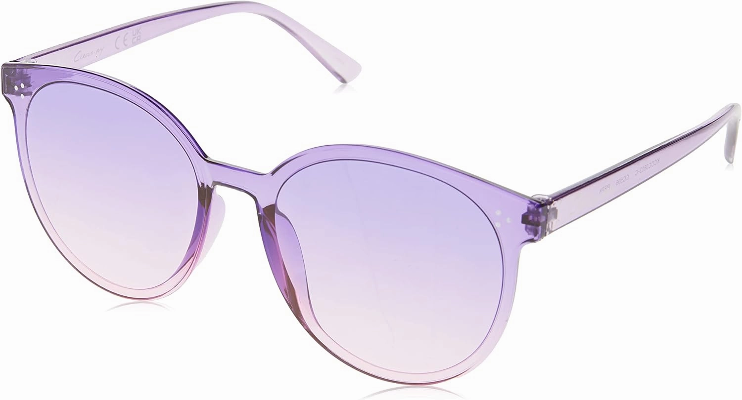 Circus NY by Sam Edelman Women's Cc596 Fun Round Sunglasses with Uv400 Protection-Trendy Gifts for Her, 51.7 Mm