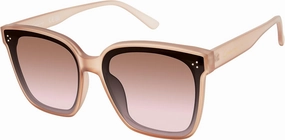 Circus NY by Sam Edelman Womens Cc354 Oversized Pearl Square Sunglasses