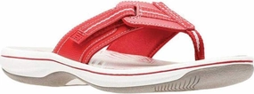 Clarks Unisex Brinkley JazzH Sneaker, Red, 0 US Women