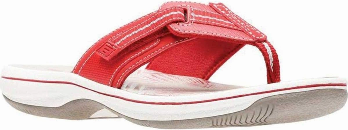 Clarks Unisex Brinkley JazzH Sneaker, Red, 0 US Women