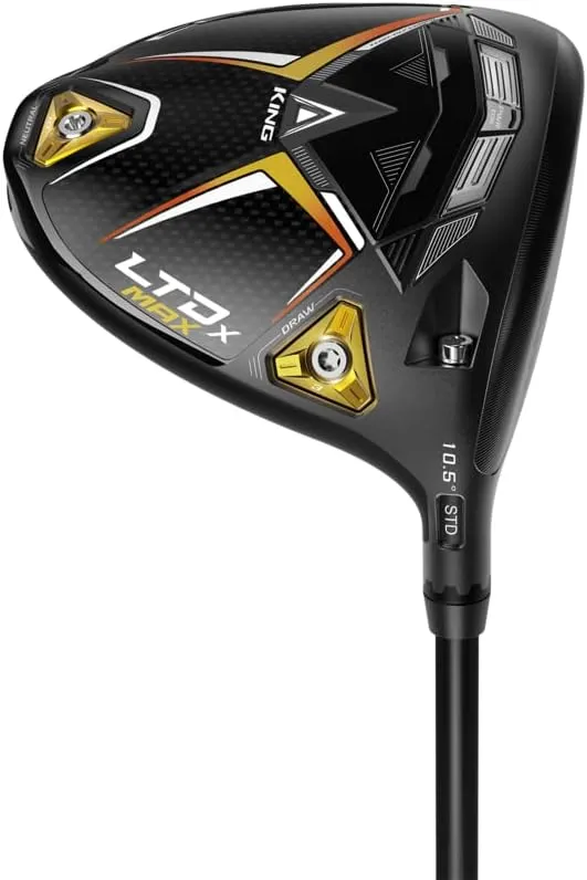 Cobra Golf 2022 LTDX Max Men's Driver Matte Black-Gold Fusion