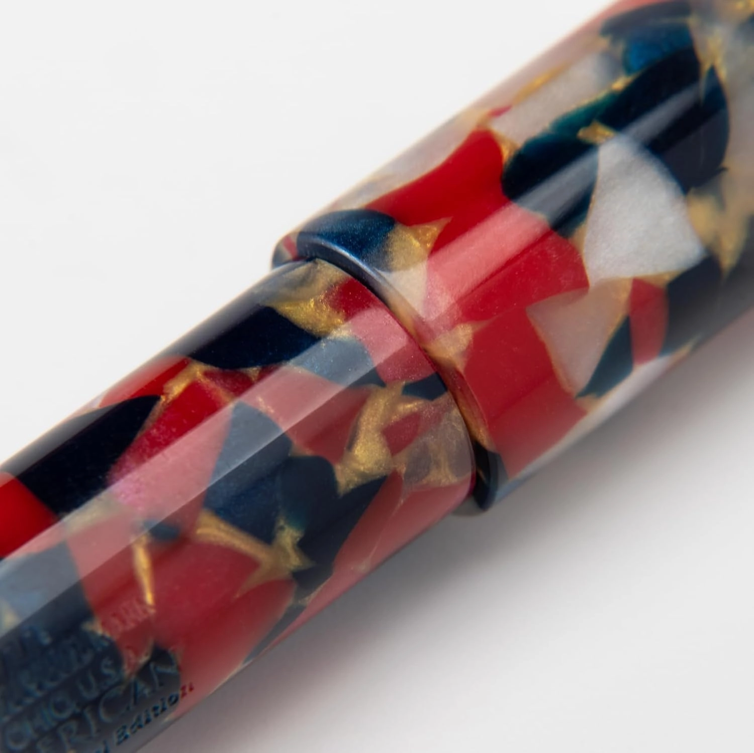 Conklin All American Fountain Pen in Old Glory – Medium Nib, Patriotic Red, White & Blue Design – Ideal Gift for Professionals & Pen Collectors