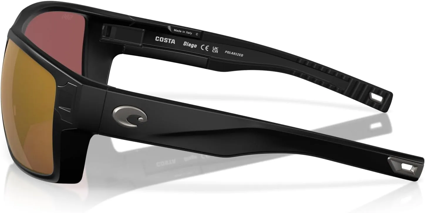 Costa Del Mar Men's Diego Rectangular Sunglasses