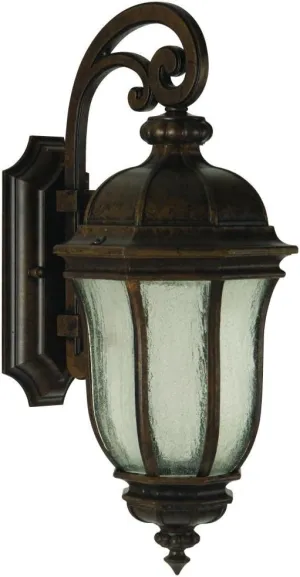 Craftmade Z3314-PRO Harper Outdoor Wall Mount Sconce, 2-Light, 120 Watts, Peruvian Bronze (9" W x 21" H)