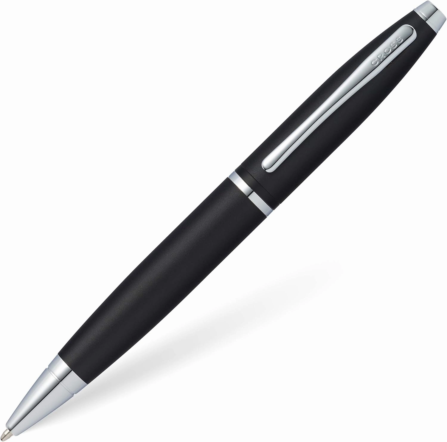 Cross Calais Matte Black Ballpoint Pen & Black TrackR Pouch