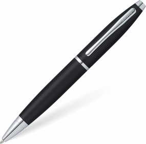 Cross Calais Matte Black Ballpoint Pen & Black TrackR Pouch