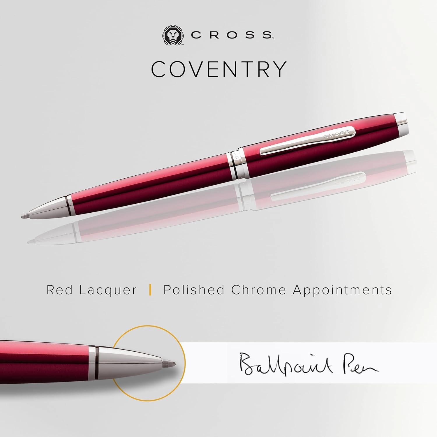 Cross Coventry Red Lacquer Ballpoint Pen