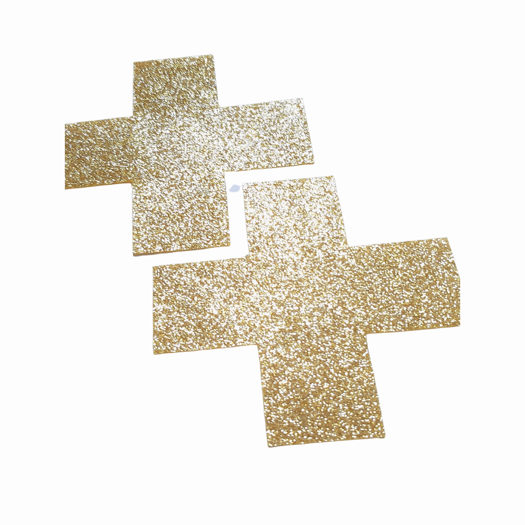 Cross X Glitter Nipple Pasties