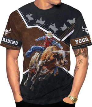 Custom Bull Riding Shirts Bullriding Shirt Professional Bull Riders Apparel Gifts for Men and Women Future Bull Rider T Shirt