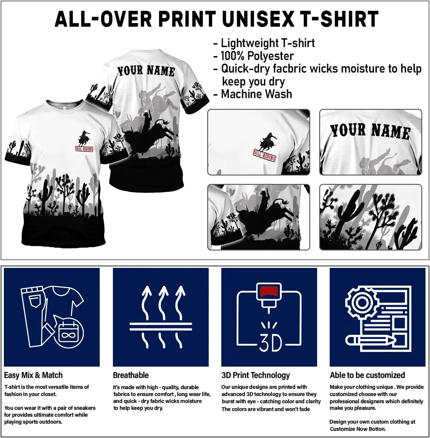 Custom Bull Riding Shirts Bullriding Shirt Professional Bull Riders Apparel Gifts for Men and Women Future Bull Rider T Shirt