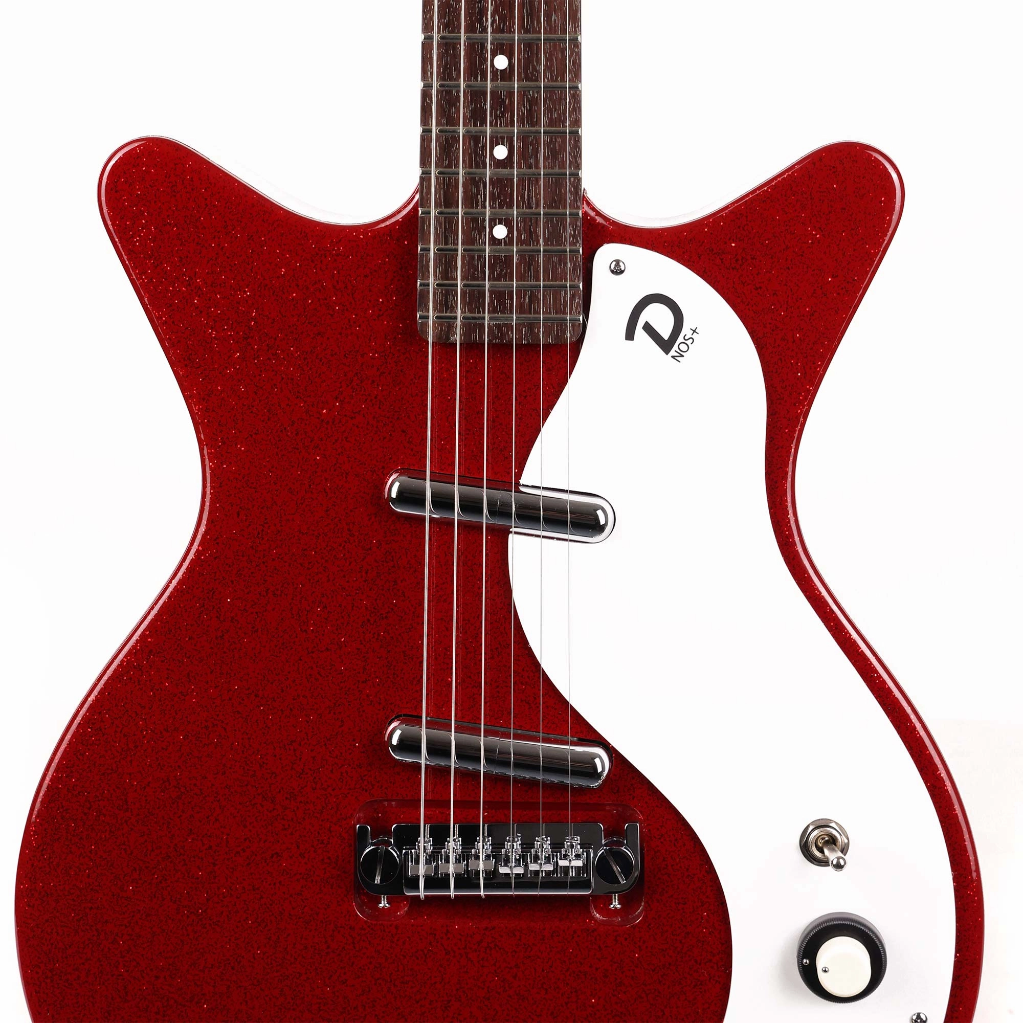 Danelectro ’59M NOS  Metalflake Guitar Red