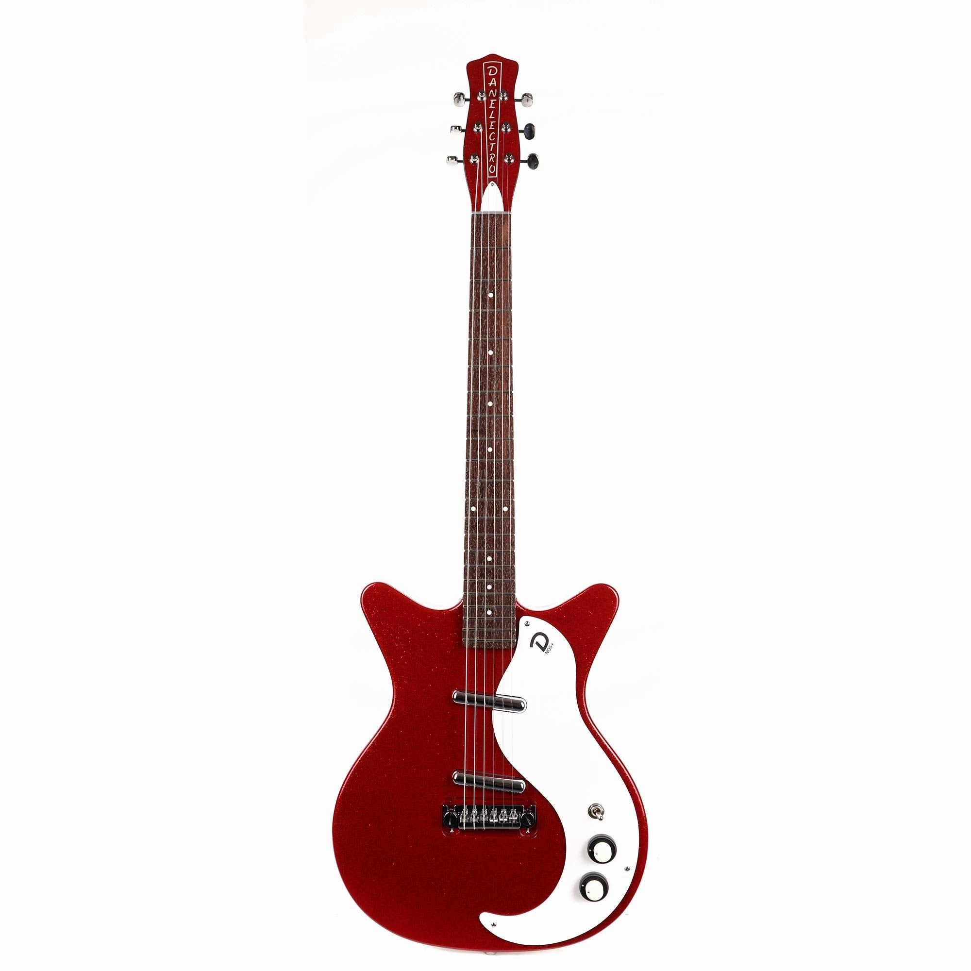 Danelectro ’59M NOS  Metalflake Guitar Red