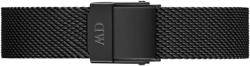 Daniel Wellington Petite Ashfield Watch, Matte Black Mesh Bracelet