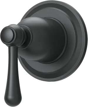 DANZE D560957BST Opulence 1H Trim Kit for 3/4 Volume Control & 3-Port/2-Outlet 4-Port/3-Outlet Shower Diverter Satin Black, Brushed Nickel