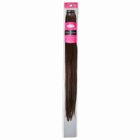 Dark Brown/Black Tape In 20 Inch Human Hair Extensions, Monaco, 20 Pieces/45g Each, Pretaped, Safely Adhere to Most Hair Types, Easy Application