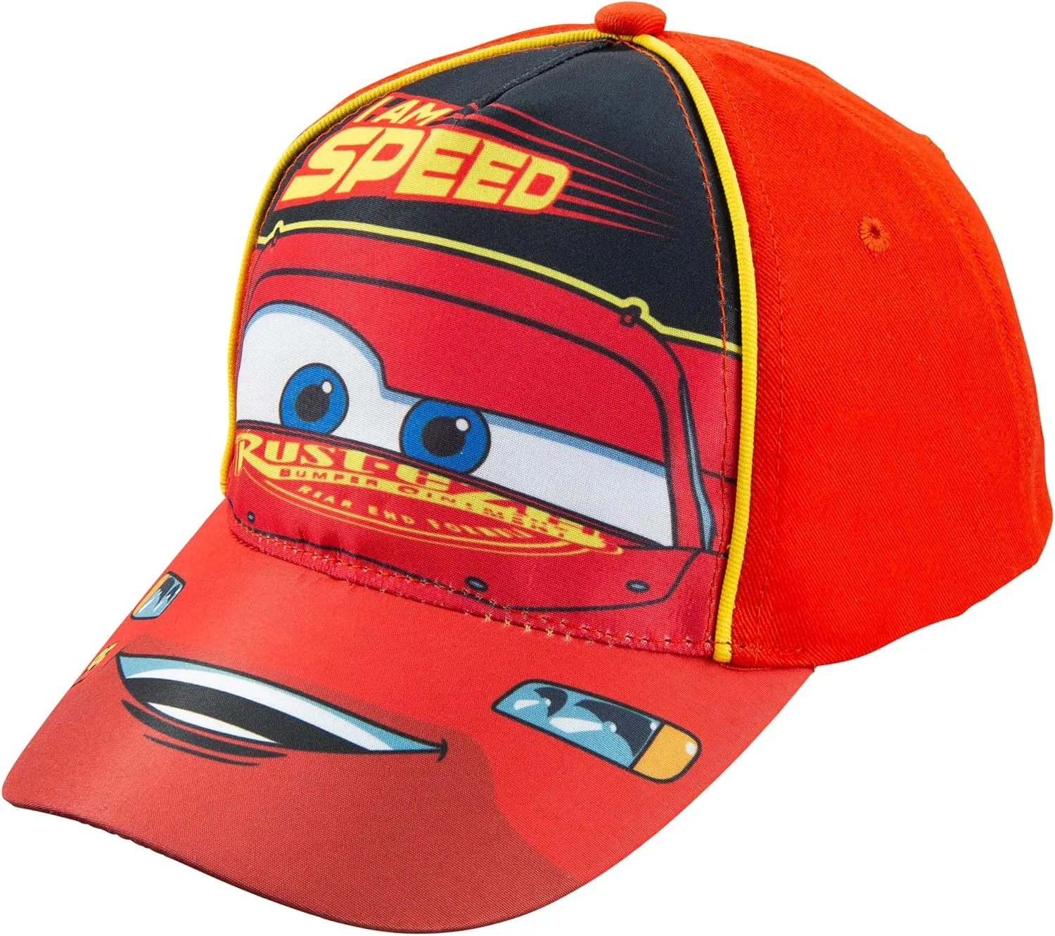 Disney Pixar Toddler Boys Cars Lightning McQueen Baseball Cap Age 2-5 Red