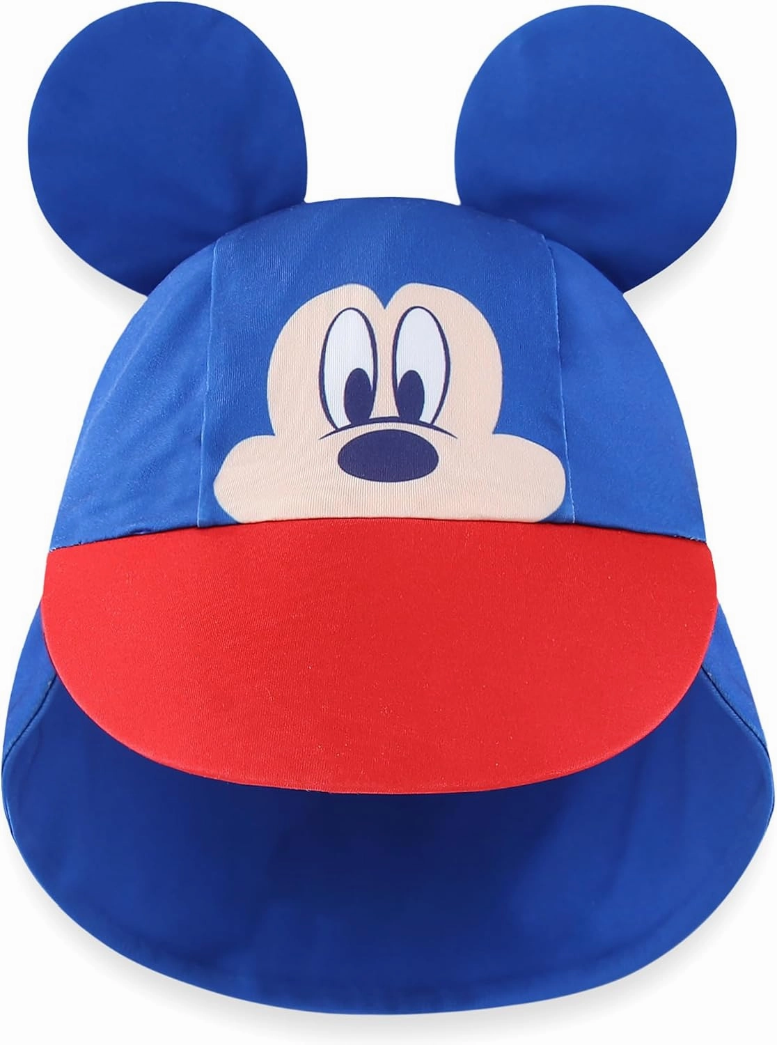 Disney Mickey Mouse Baby Boys UPF 50  Rash Guard, Swim Trunks and Sun Hat with Ears 3 Piece Bathing Suit Set for Infants